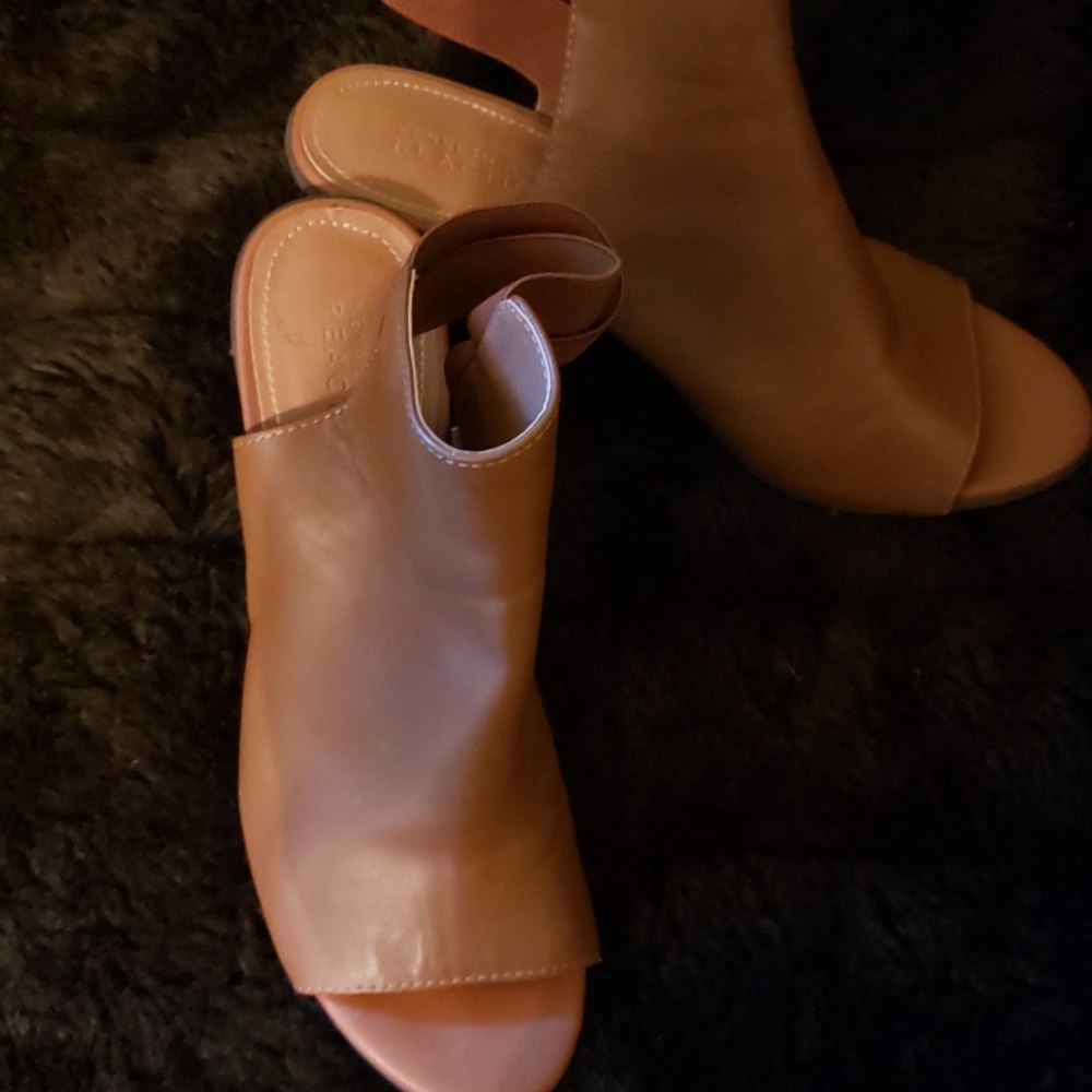Block Heel Open Toed - image 1